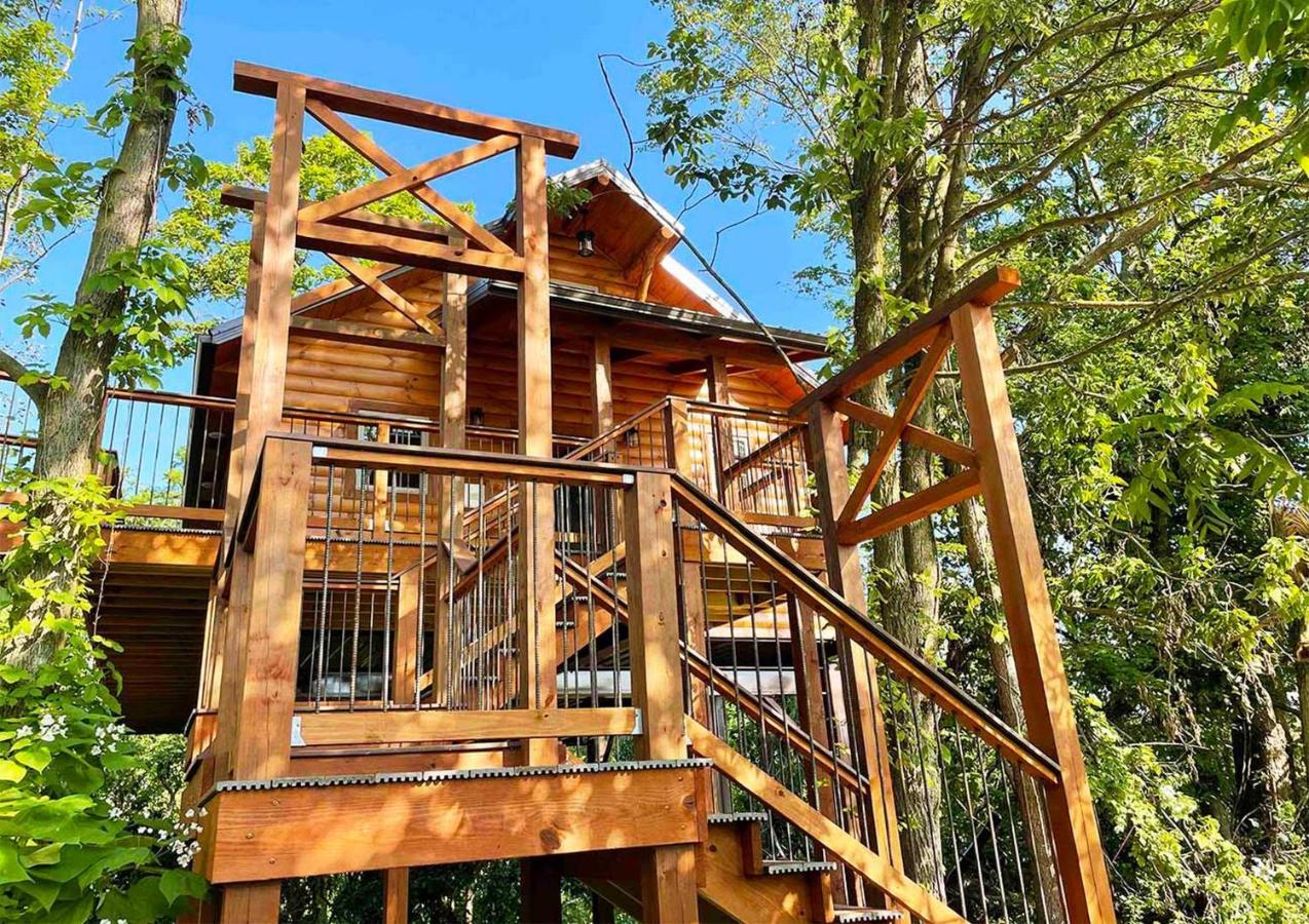 Cricket Hill Treehouse By Amish Country Lodging Millersburg Buitenkant foto